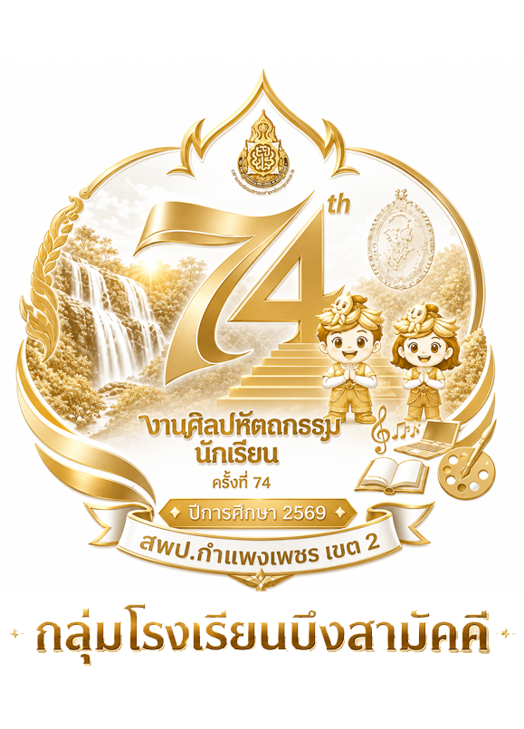 งานศิลปหัตถกรรมนักเรียน ครั้งที่ 74 กลุ่มโรงเรียนบึงสามัคคี ปีการศึกษา 2569