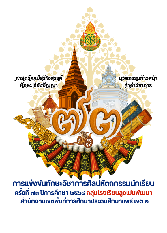 การแข่งขันทักษะวิชาการศิลปหัตถกรรมนักเรียน ครั้งที่ 73 ปีการศึกษา 2568 กลุ่มโรงเรียนสูงเม่นพัฒนา สพป.แพร่ เขต 2