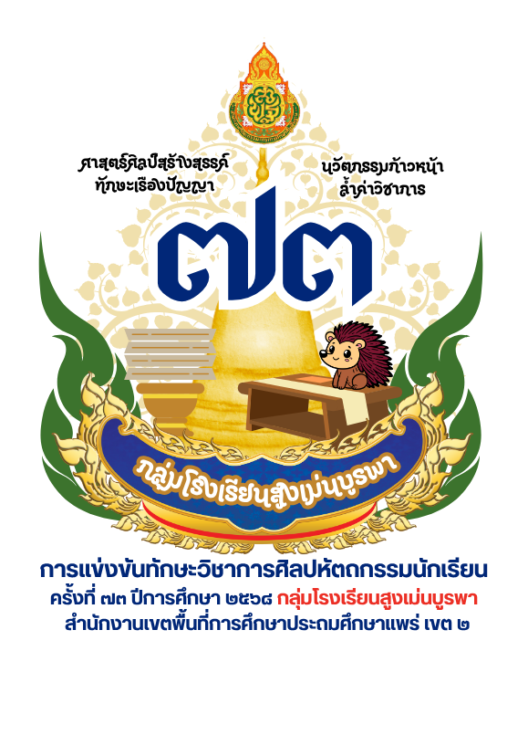 การแข่งขันทักษะวิชาการศิลปหัตถกรรมนักเรียน ครั้งที่ 73 ปีการศึกษา 2568 กลุ่มโรงเรียนสูงเม่นบูรพา สพป.แพร่ เขต 2